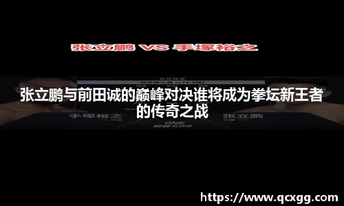 张立鹏与前田诚的巅峰对决谁将成为拳坛新王者的传奇之战