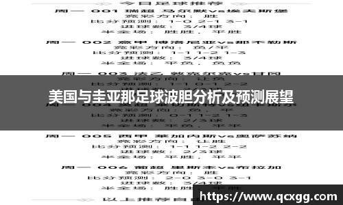 美国与圭亚那足球波胆分析及预测展望